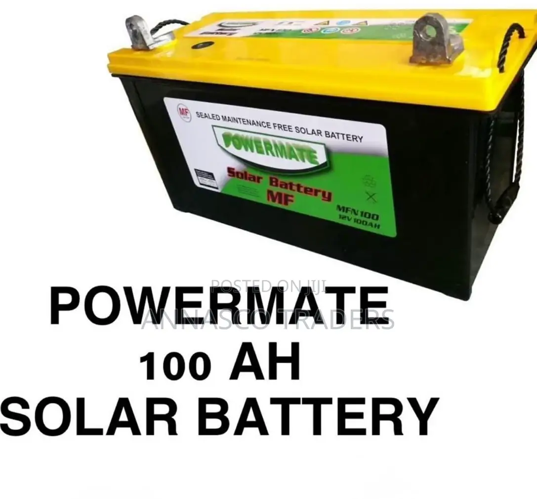Powerful Powermate 100ah Solar Battery
