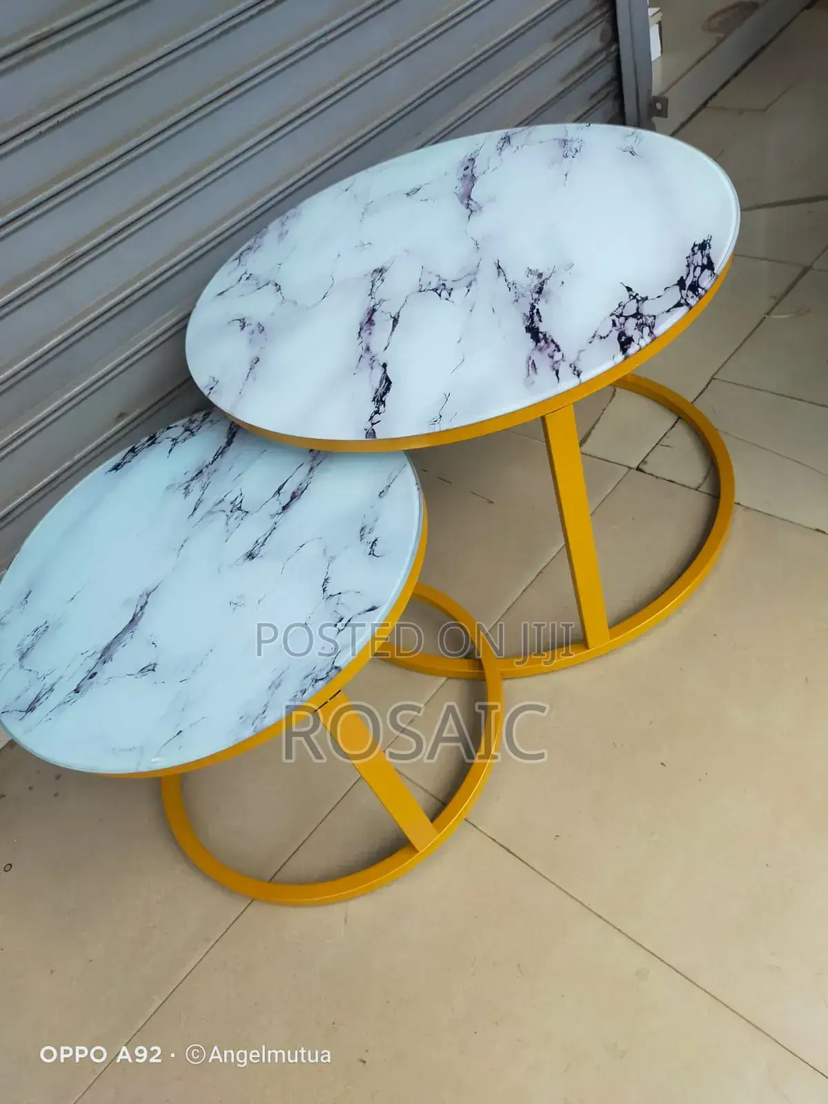 Roud Marble Coffee Table, Coffee Table