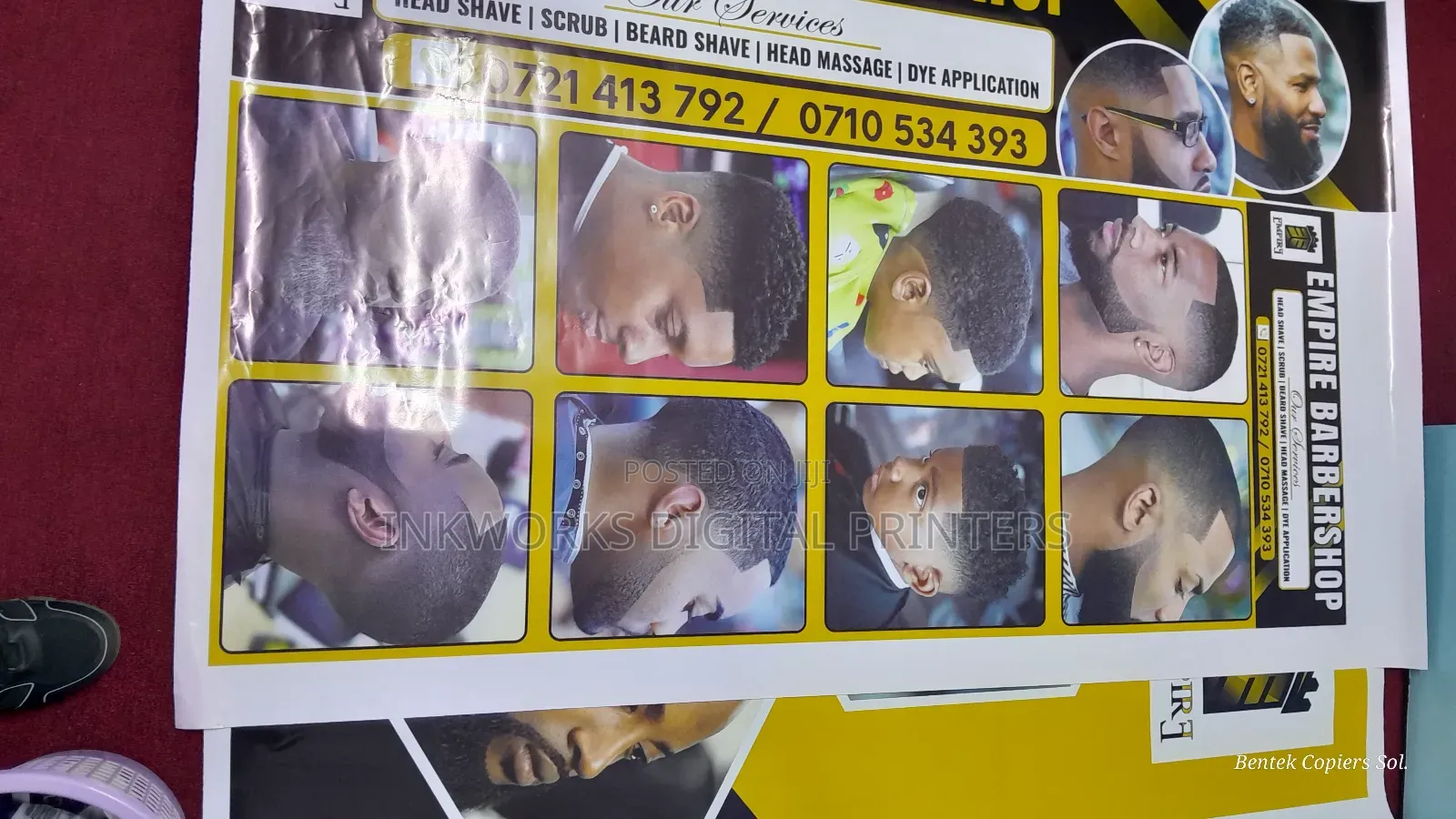 Kinyozi Stickers Printing