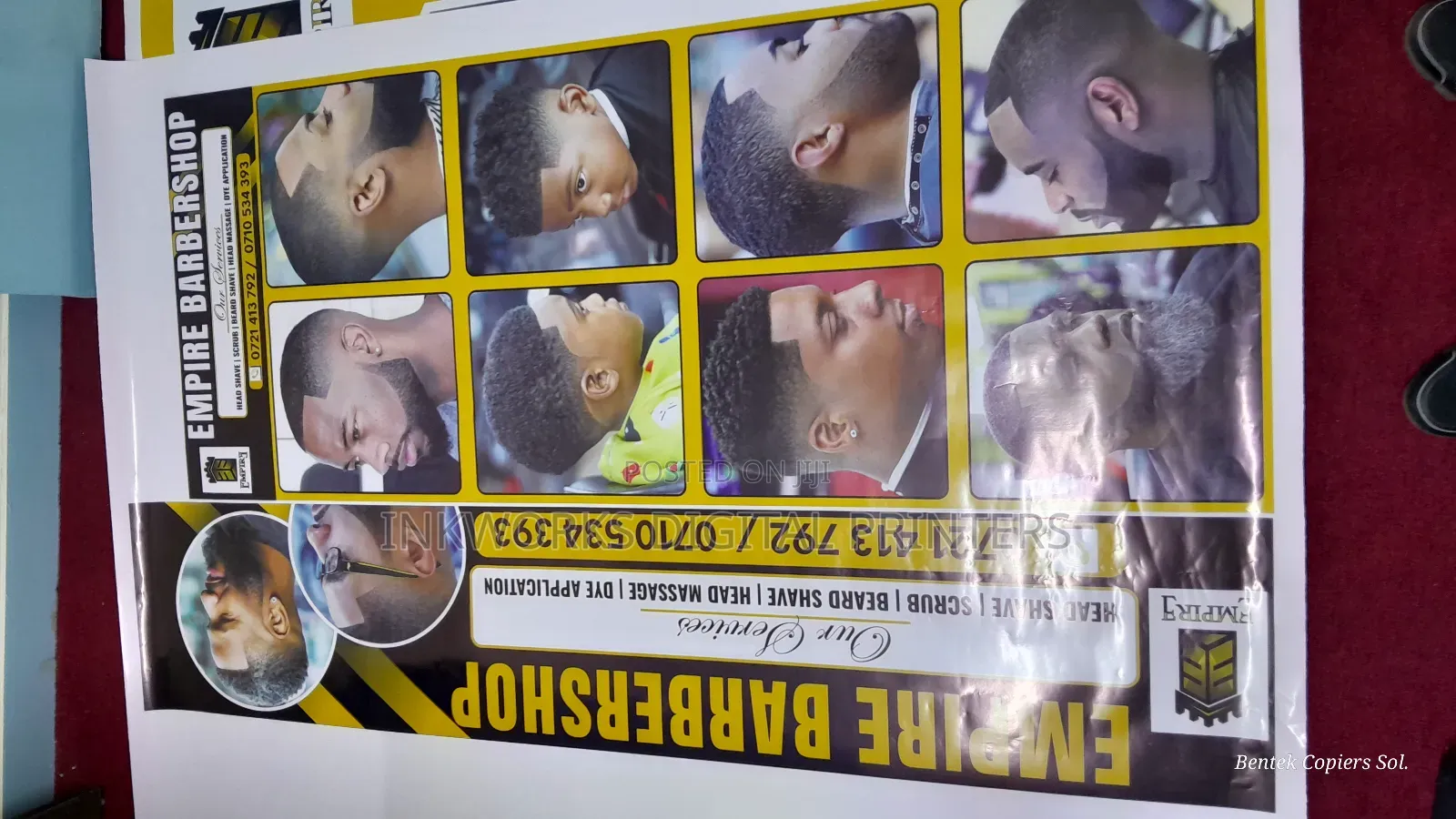 Kinyozi Banners and Stickers Printing