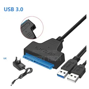 USB 3.0 to Sata Cable With 12V Power Supply for 2.5 3.5 Inch