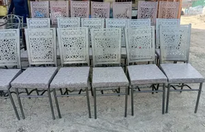 Hotel/ Restaurant Chairs With Laser-Cut Design.