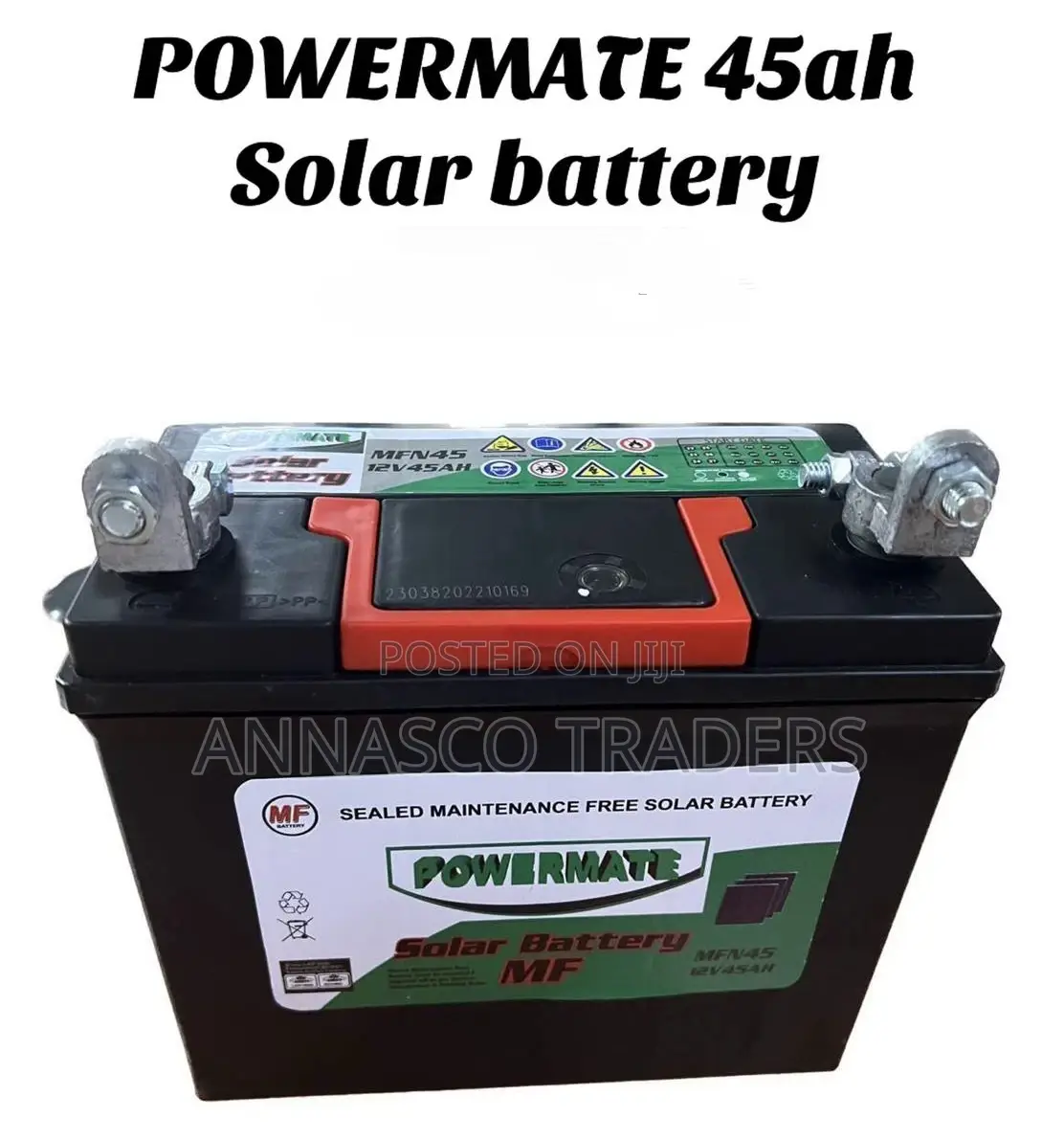 Powerful Powermate 45ah Solar Battery