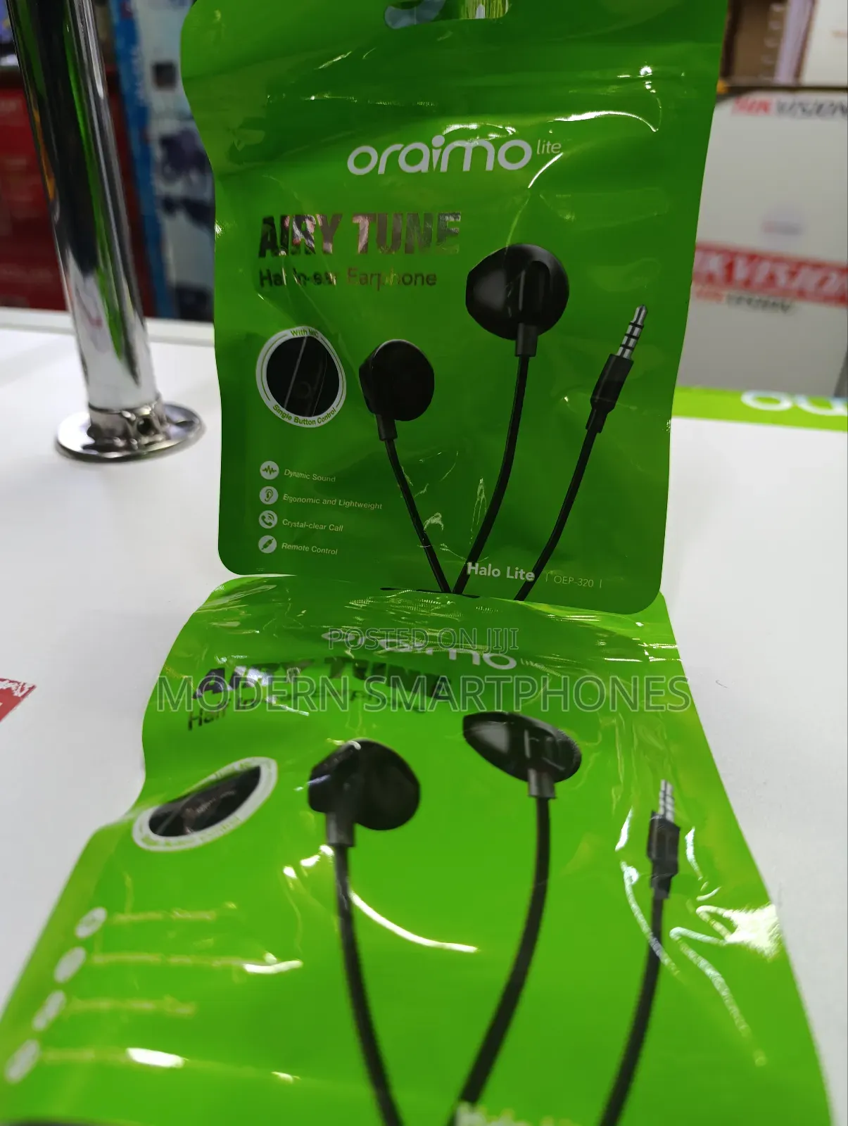 Oraimo Earphones Half in Ear