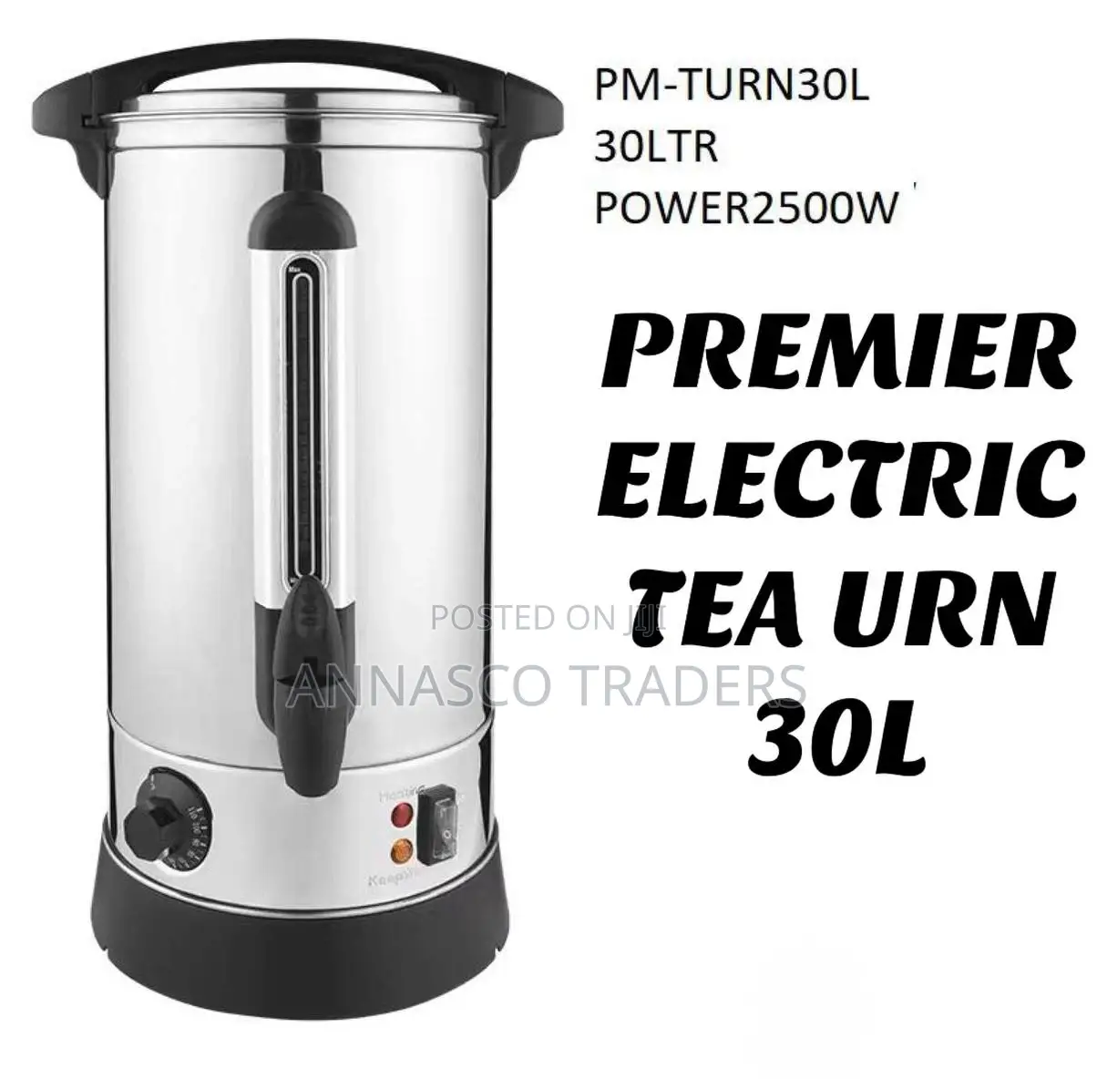 Premier Electric Tea Urn 30L 2500W