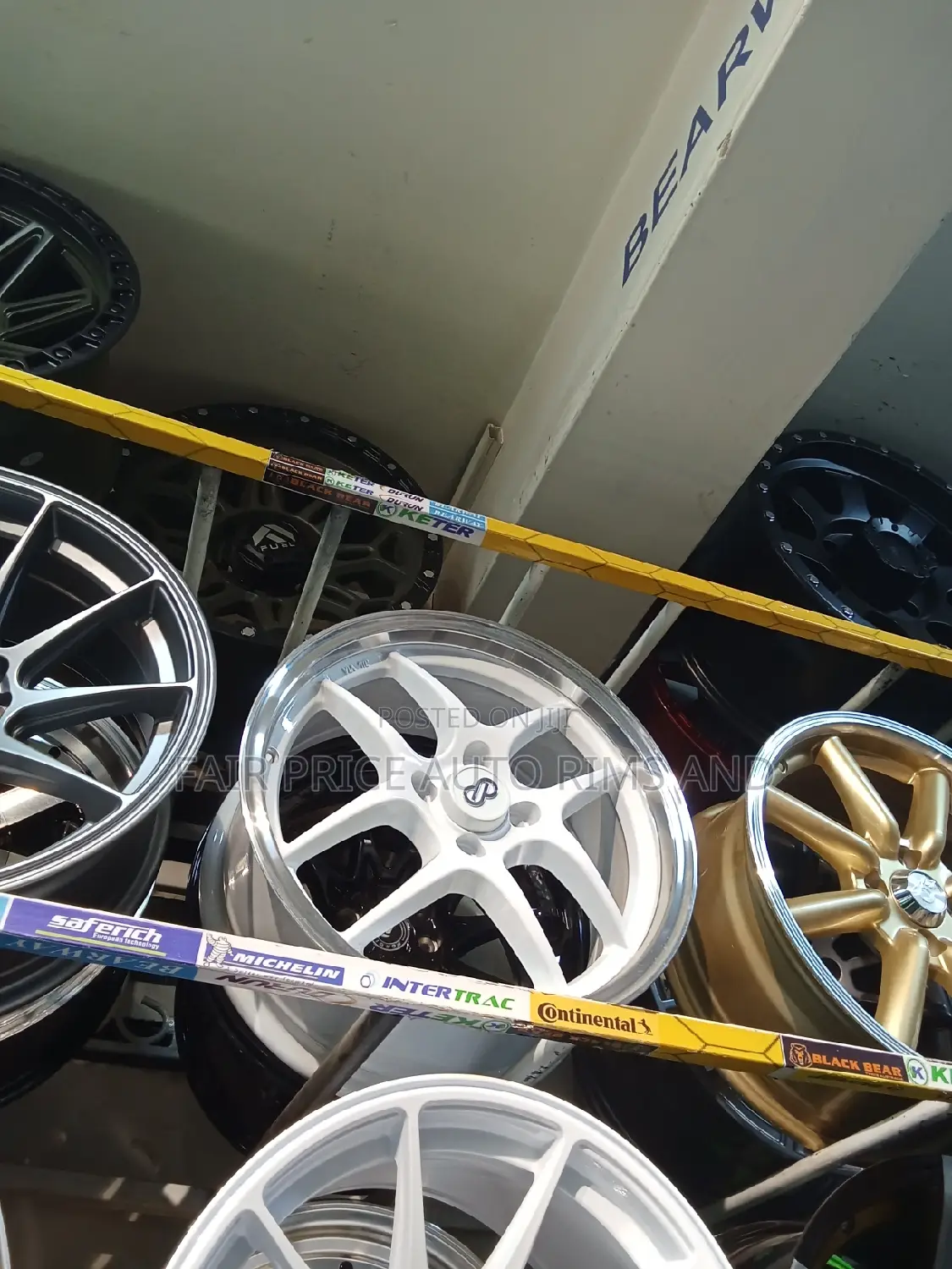 SPRTS Rims Size 16/4/100 White and Bronze