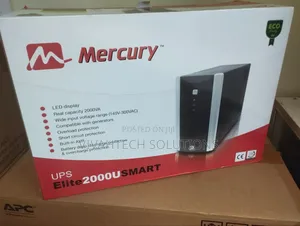 Mercury Elite Smart 2000va/2kva !! Mercury 2000va/2kva Ups !