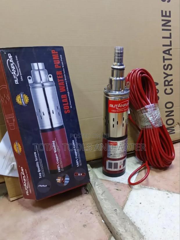 Deep Well Solar Submersible Water Pump 24v 250w 50m Head