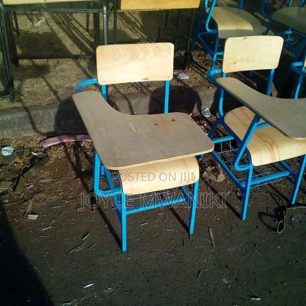 College Chair, Sky Blue Frame - main view