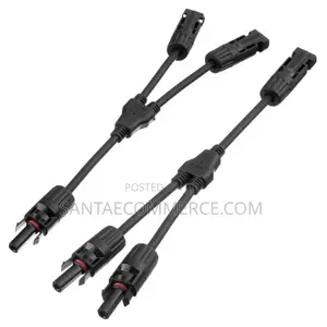 Male to 2 Female and 1 Female to 2 Male Solar Panel Cables
