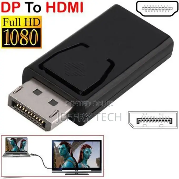 DP to HDMI Max 1080P Display Port DP Male to HDMI Female