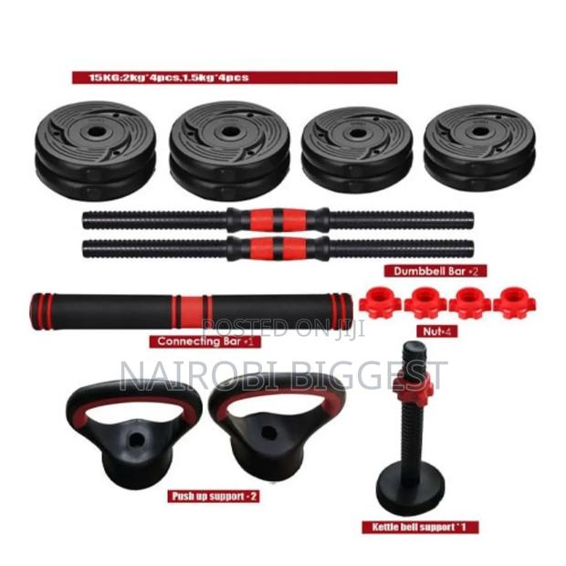 15 KGS Dumbells With Kettle Bells - main view