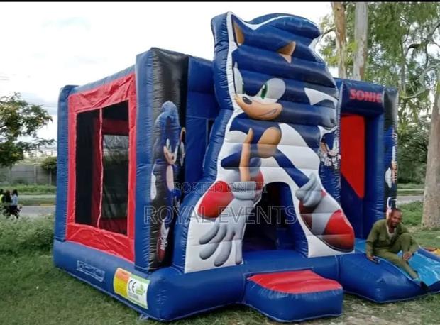 Sonic Theme Bouncing Castle - main view