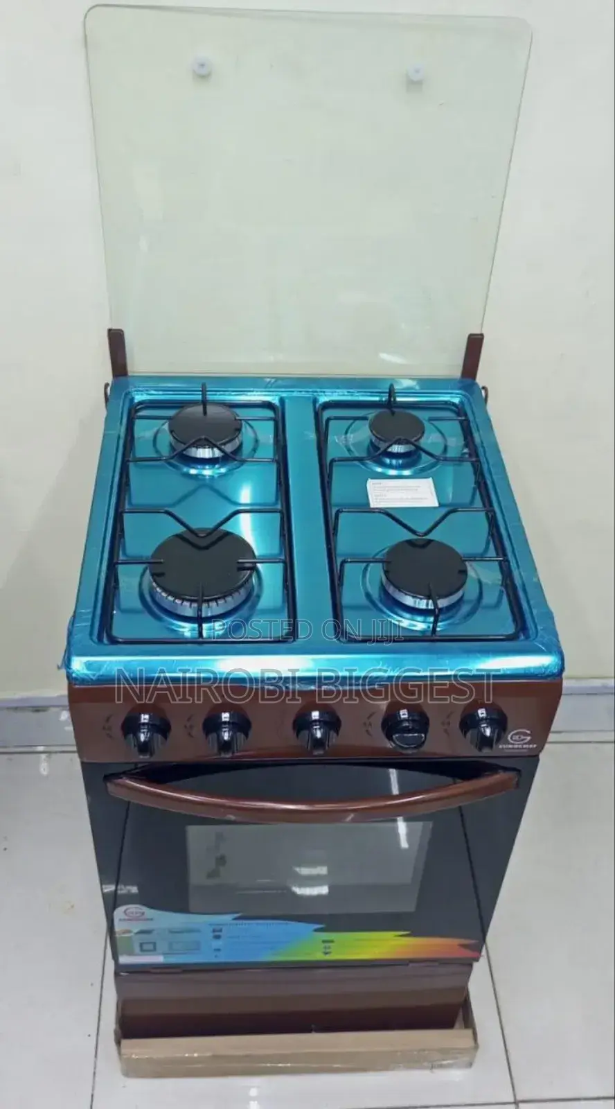 Eurochef 50*55 4 Burner Standing Cooker