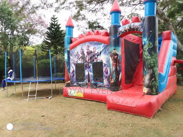 Bouncing Castle and Trampoline - main view