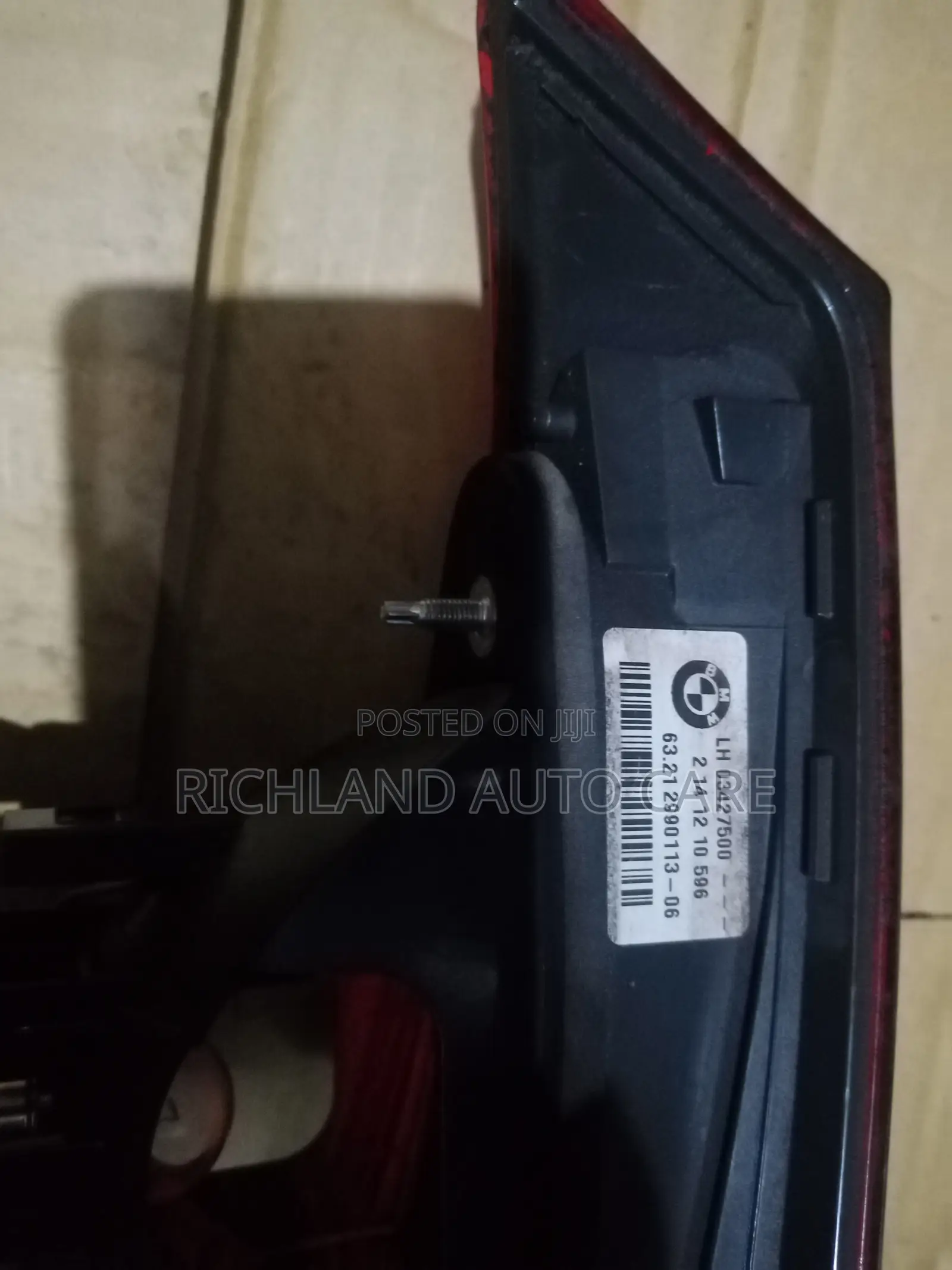 BMW X1 (E84) Yom 2009 to 2014 Taillamps (Boot) Lh
