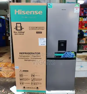 Original *Hisense Double Door Fridge With Dispenser 292litre