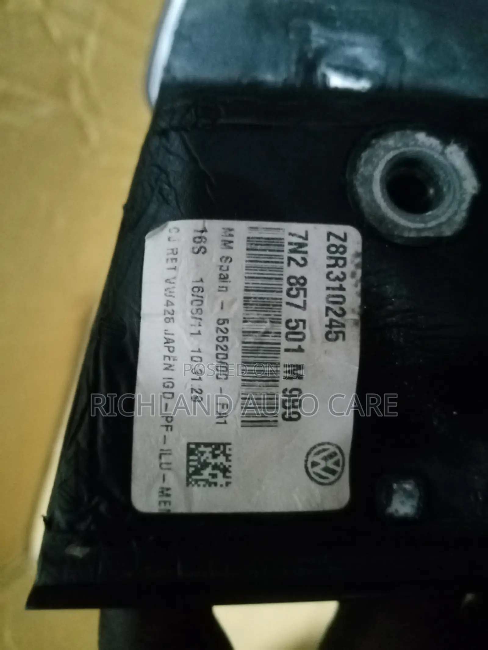 Volkswagen Sharan 7N (Yom 2010 to 2014) Side Mirrors Rh Lh
