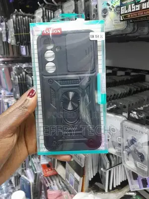 Samsung Galaxy A54 5G Premium Ring Case Black