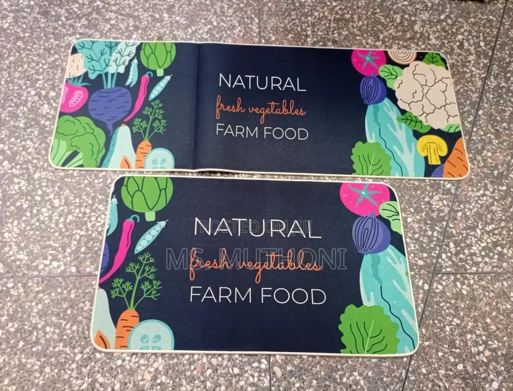 Available 2pcs Rubber Kitchen Mats*