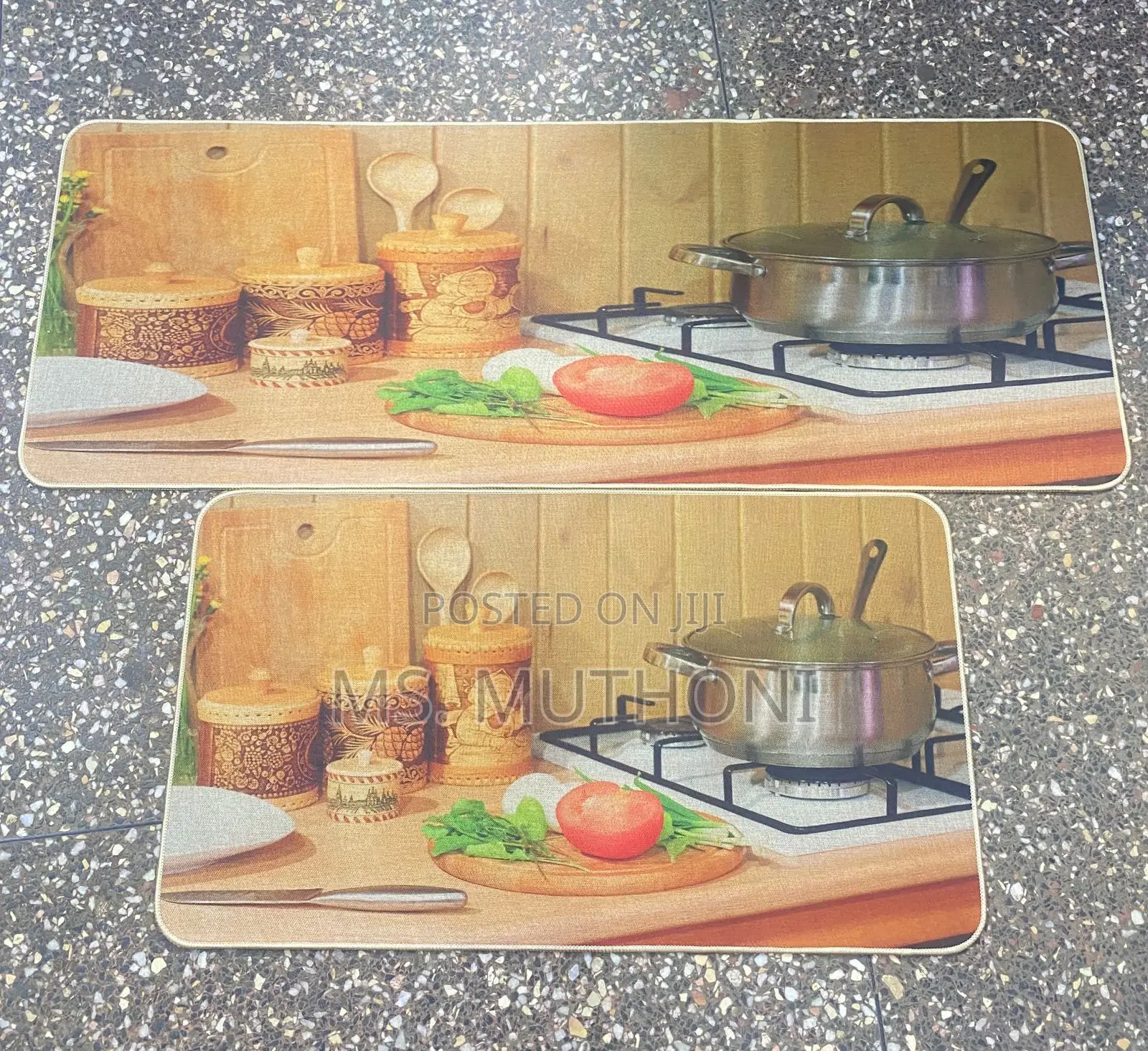 Available 2pcs Rubber Kitchen Mats*
