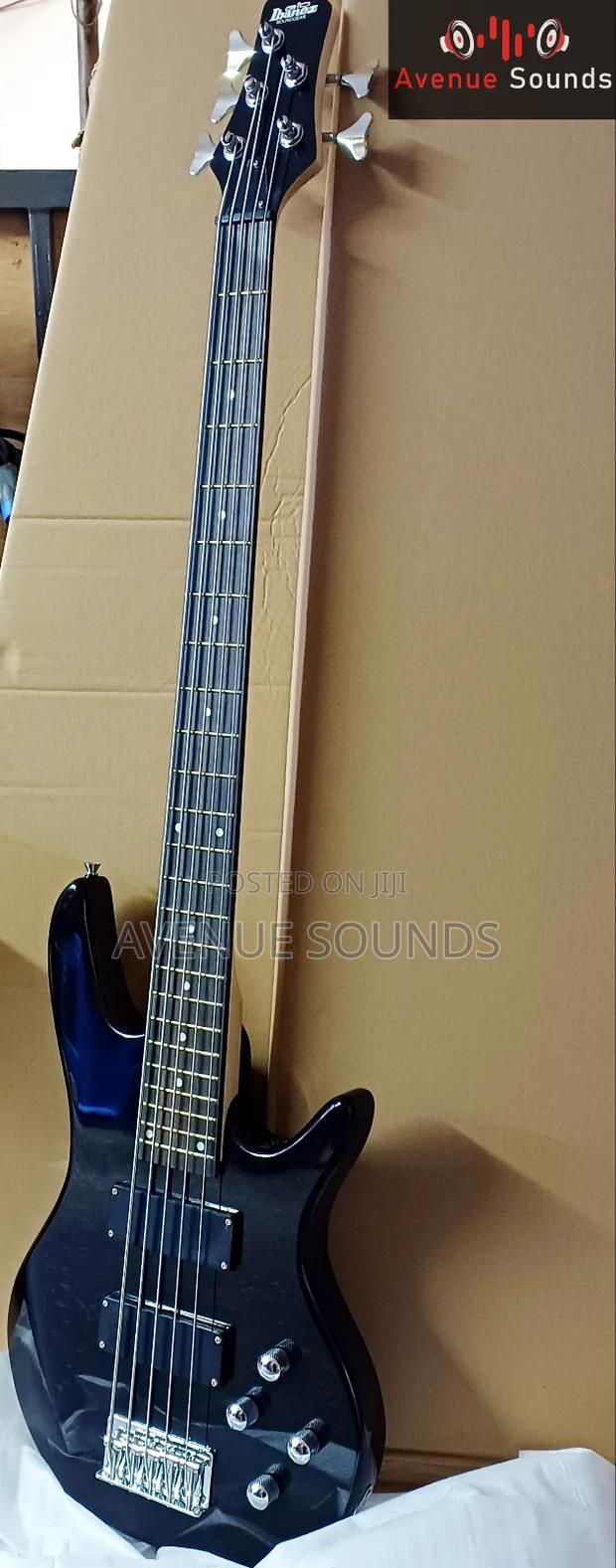 Ibanez Flame Lighting 5 Strings Bass Guitar