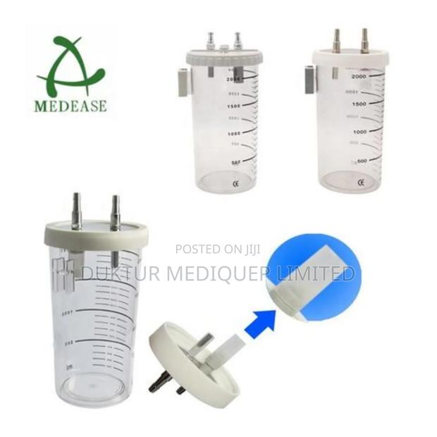 Atuclavable Suction Bottle/ Jar 2000ml - thumbnail 2