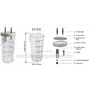 Atuclavable Suction Bottle/ Jar 2000ml