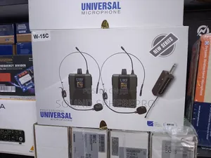 Professional Universal 2in1 Lapel Wireless Microphone W-15c