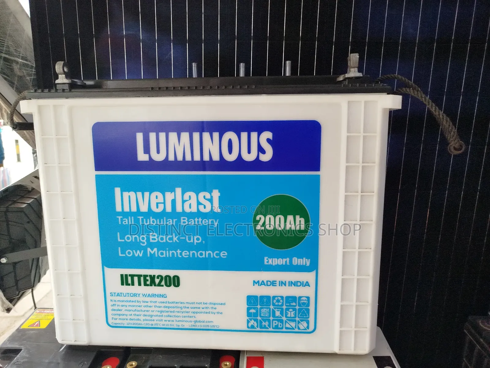 Luminous Solar Battery