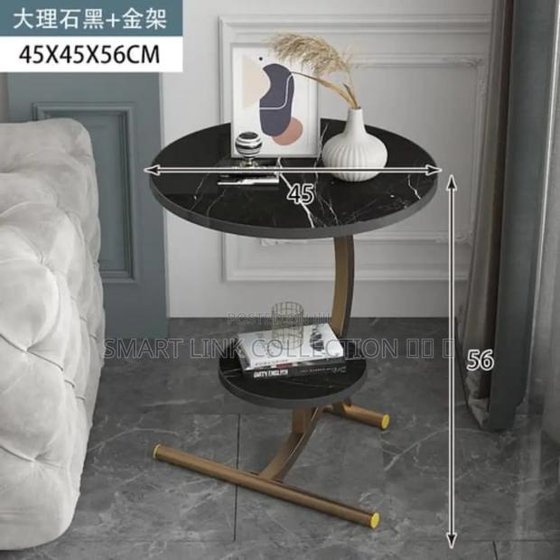 *Aeshetics Corner Stool* Glass Top. - main view