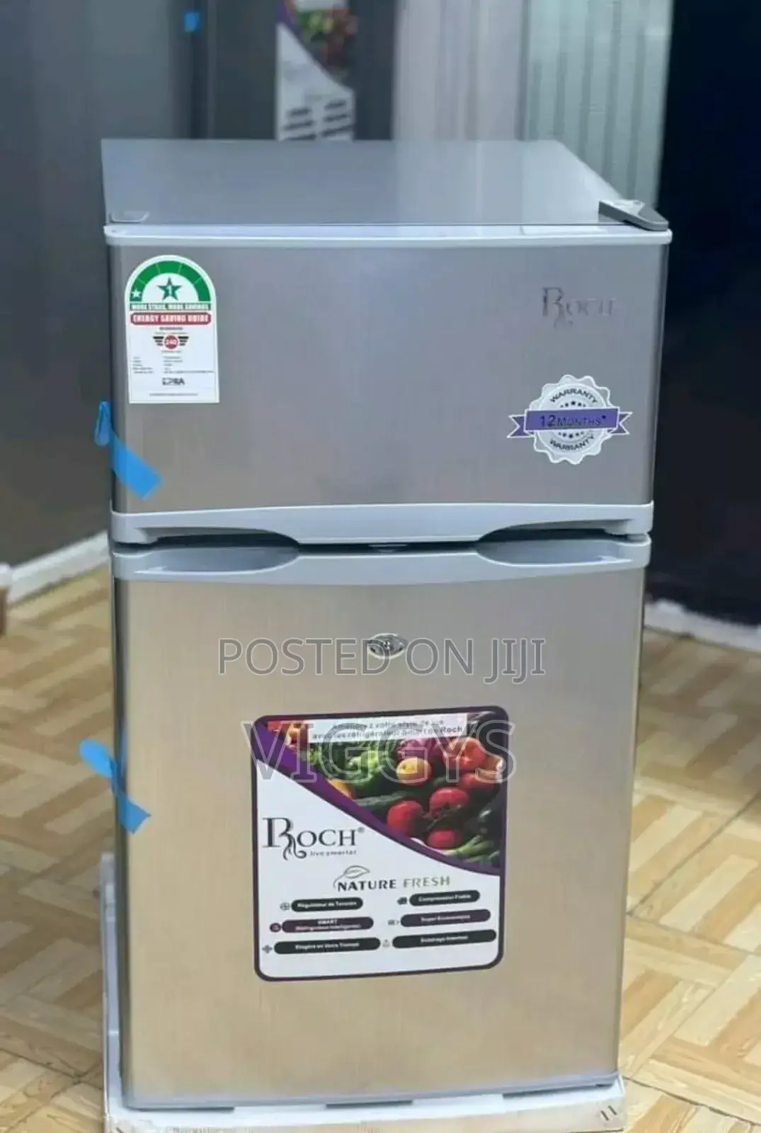 Quality Roch 90litres Double Door Fridge