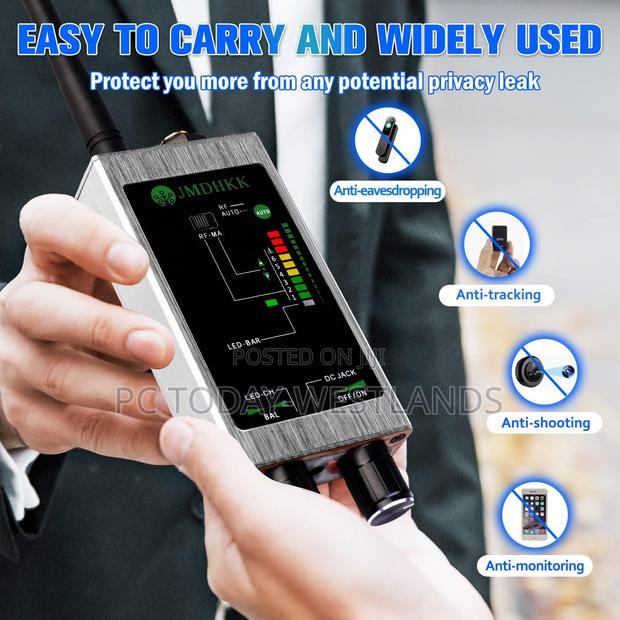 Bug Detector, Hidden Camera Detectors,Anti Spy Detector,RF - thumbnail 5
