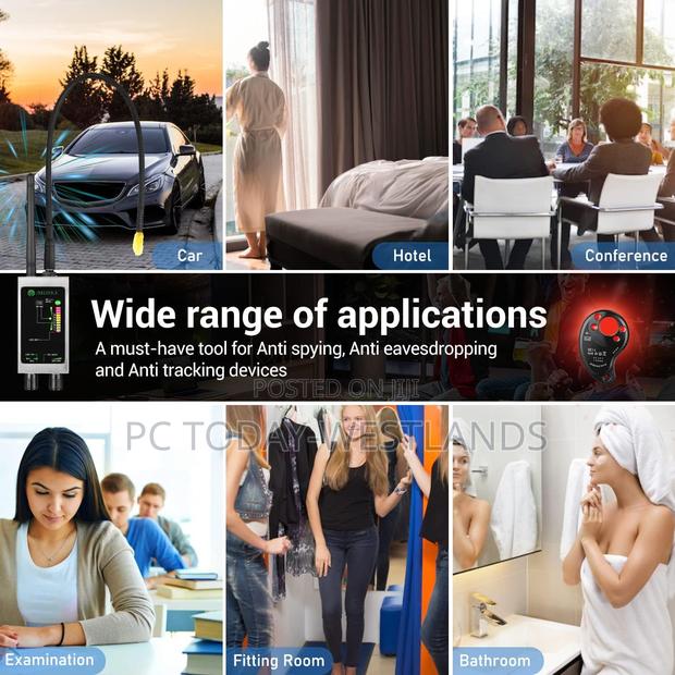 Bug Detector, Hidden Camera Detectors,Anti Spy Detector,RF - thumbnail 6