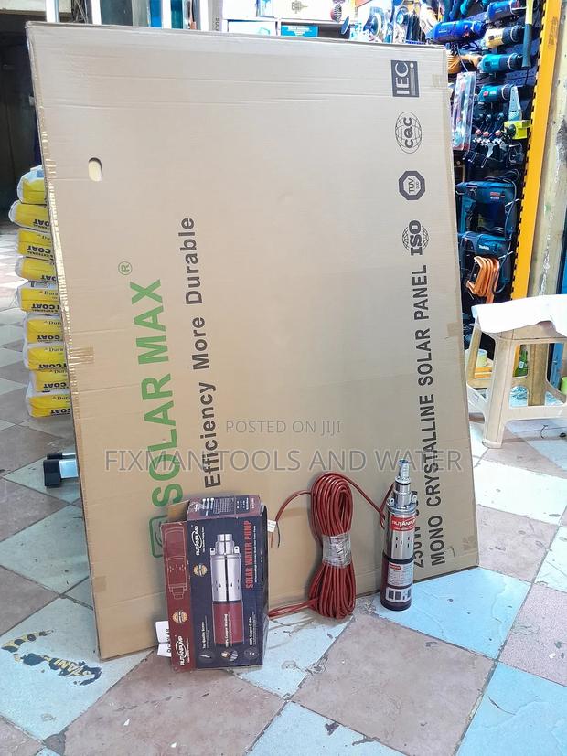 German Agri-farming Solar Water Pump System + Solar Panel - main view