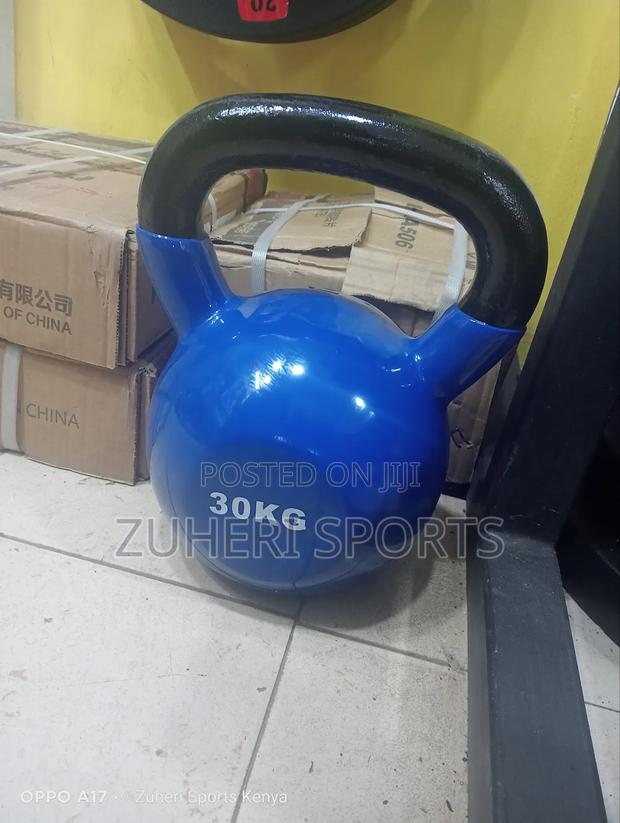 30kg Kettlebell Cast Iron Vynil Coated Surface