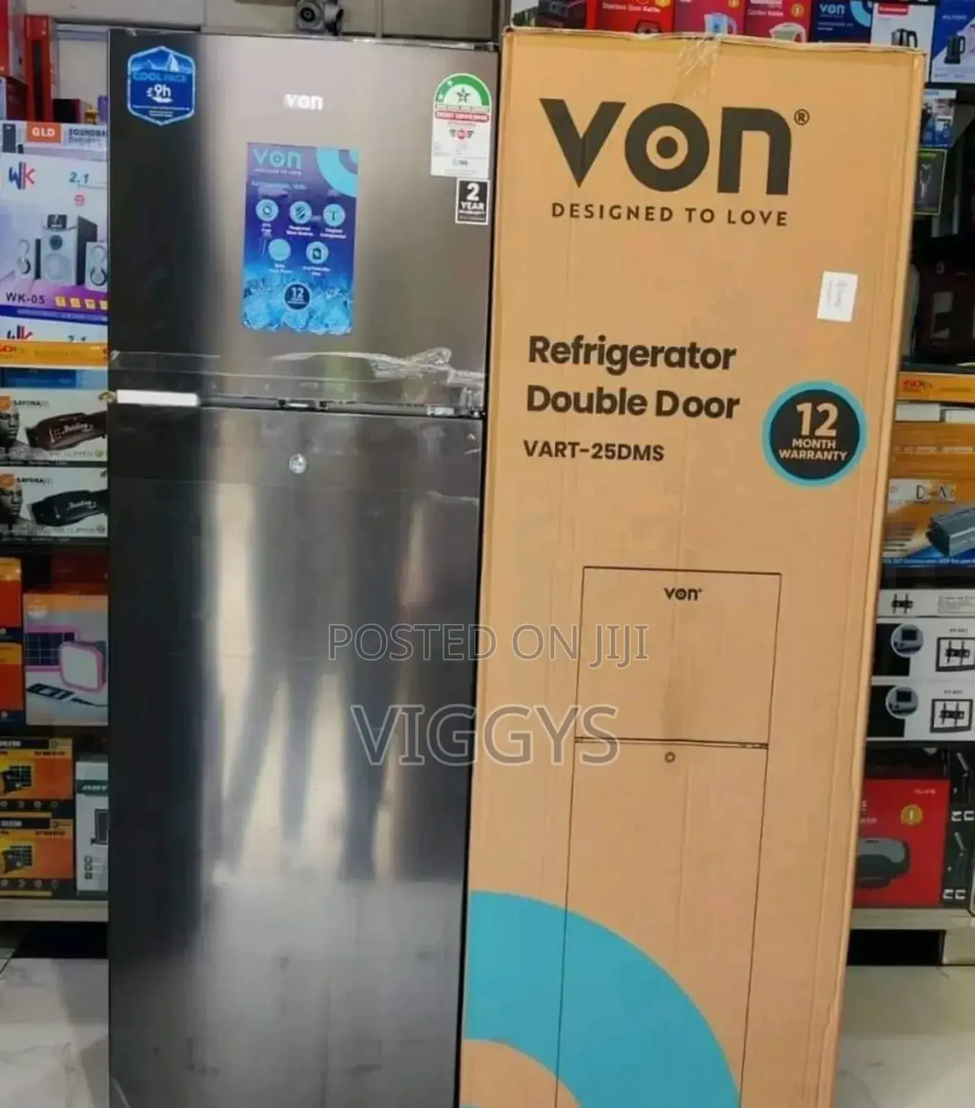Brand New Von 168litre Fridge