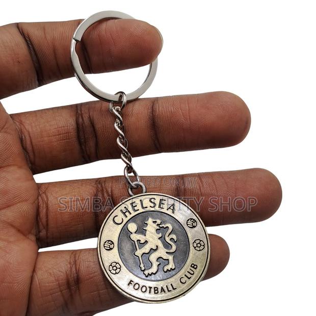 Chelsea Fan Football Soccer Key Chain Holder Bronze Logo EPL