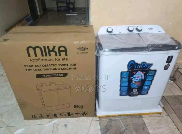 Brand New Mika 8kg Twin Tub Washing Machine