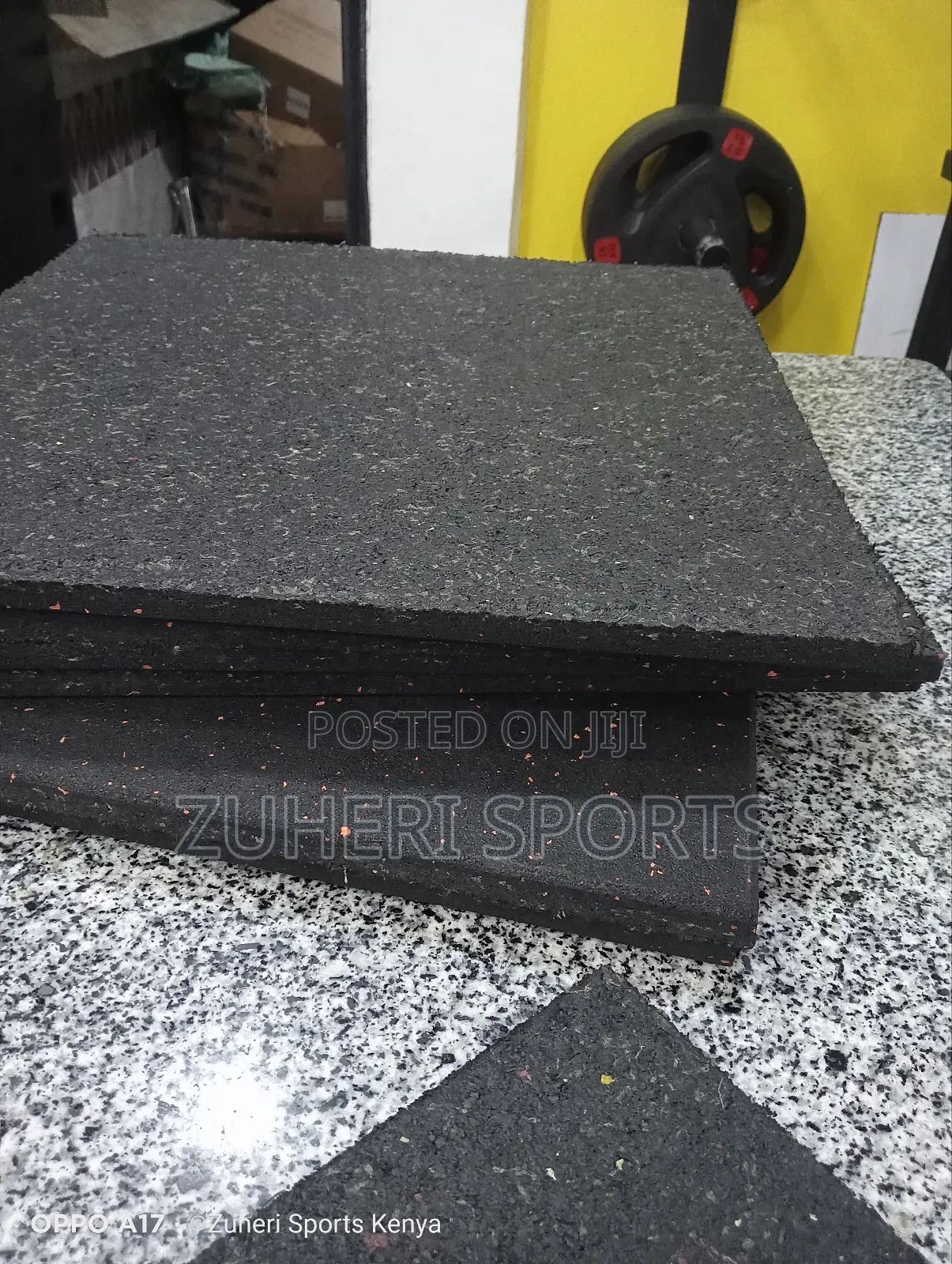 Heavy Duty Gym Flooring Rubber Mats 4pcs (1m2)