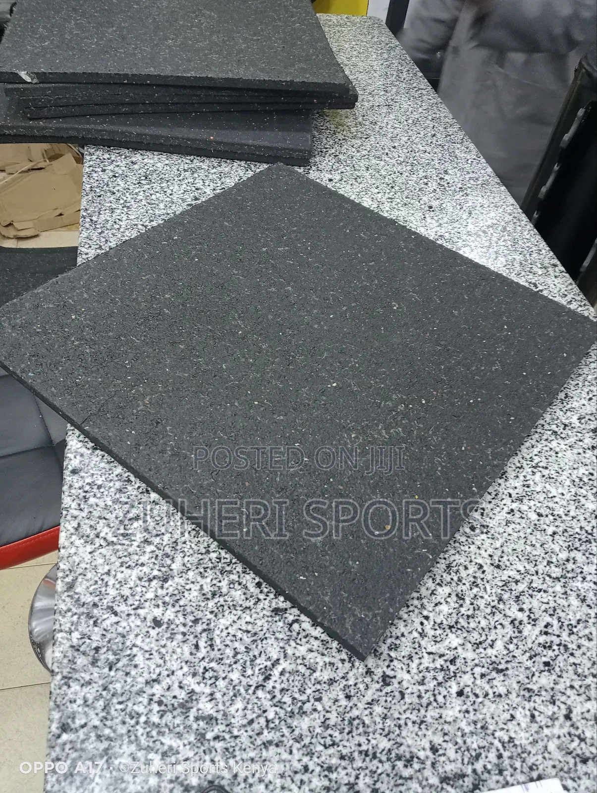 Heavy Duty Gym Flooring Rubber Mats 4pcs (1m2)