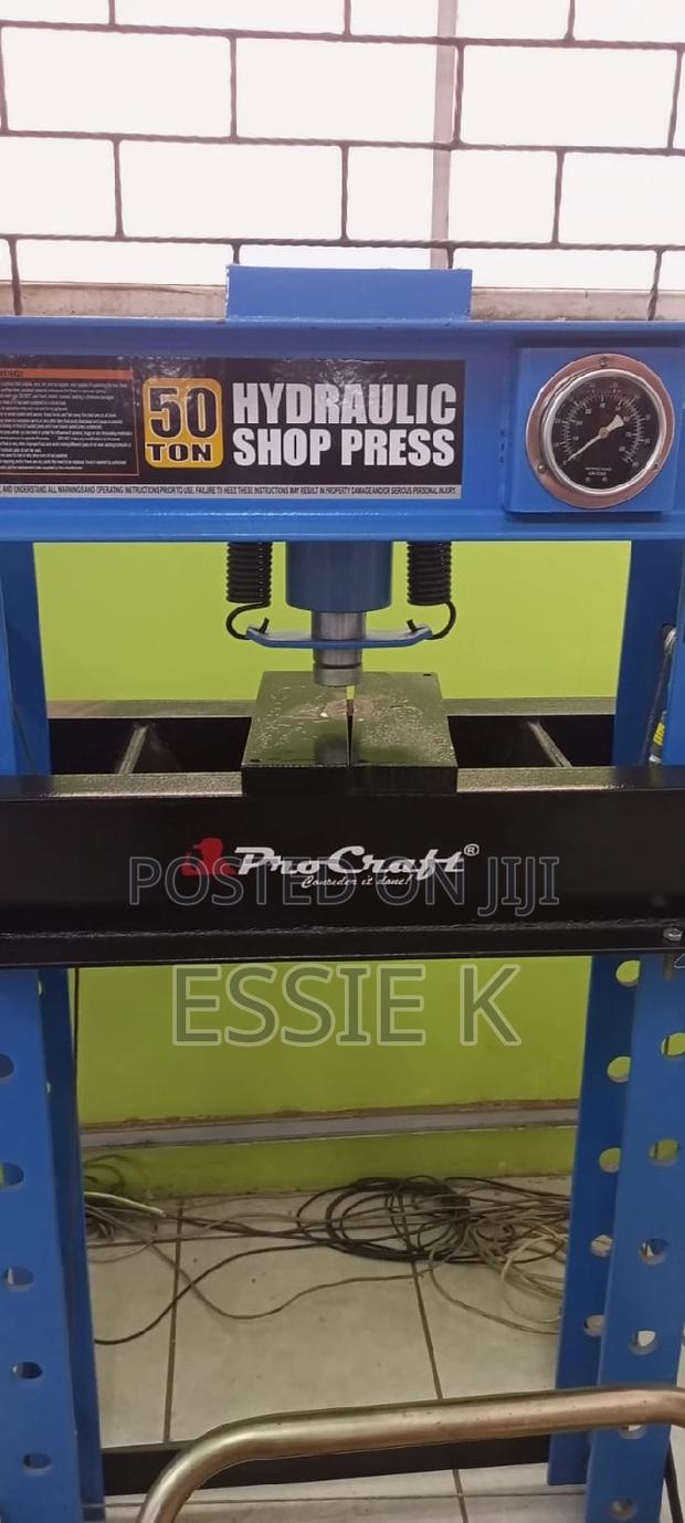 50tons Hydraulic Shop Press With Gauge - main view