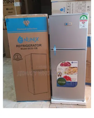 Nunix 138L Large Capacity Double Door Fridge