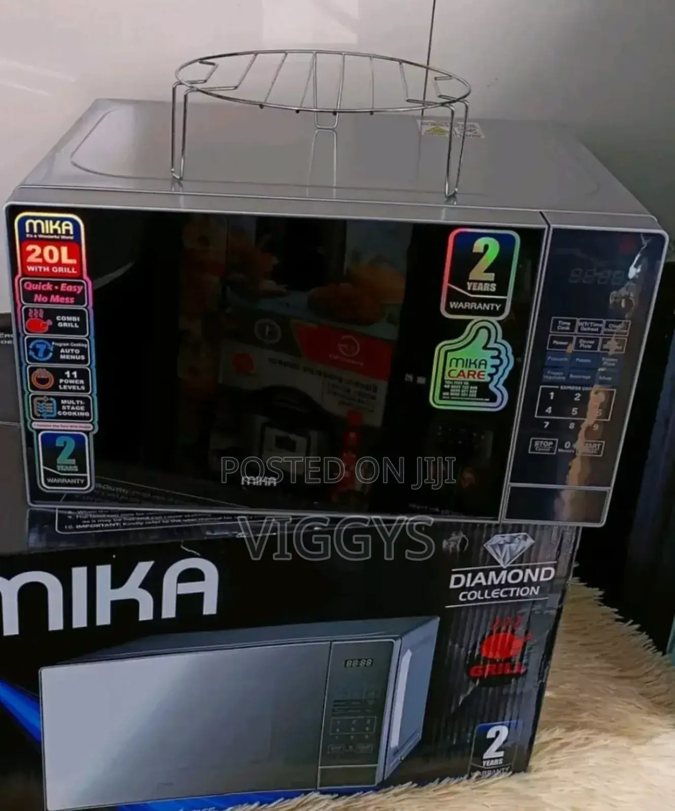 Brand New Mika Digital Microwave With Grill