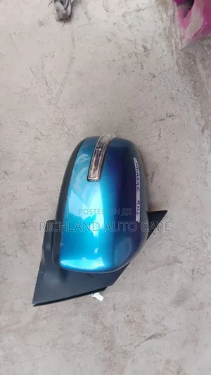 Side Mirror for Mitsubishi Mirage Indicator Blue Right 7wire