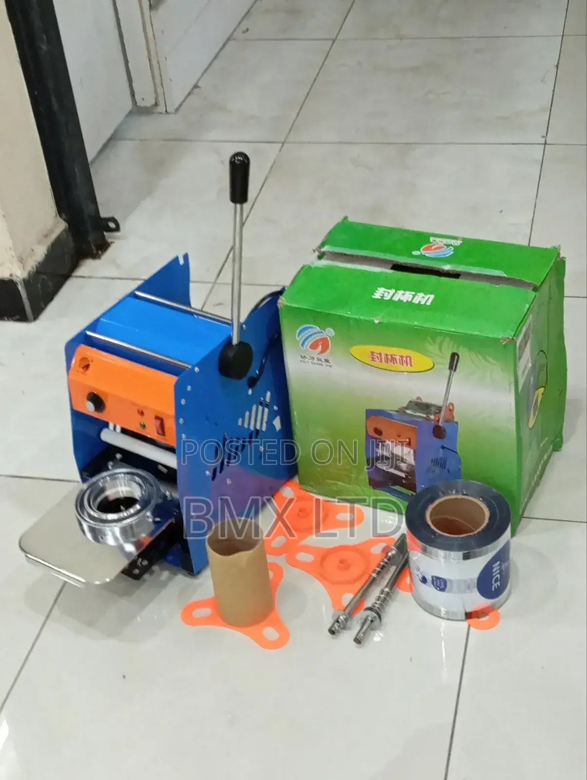 Reliable Boba Cup Sealer Machine+Roll of Sealing Paper