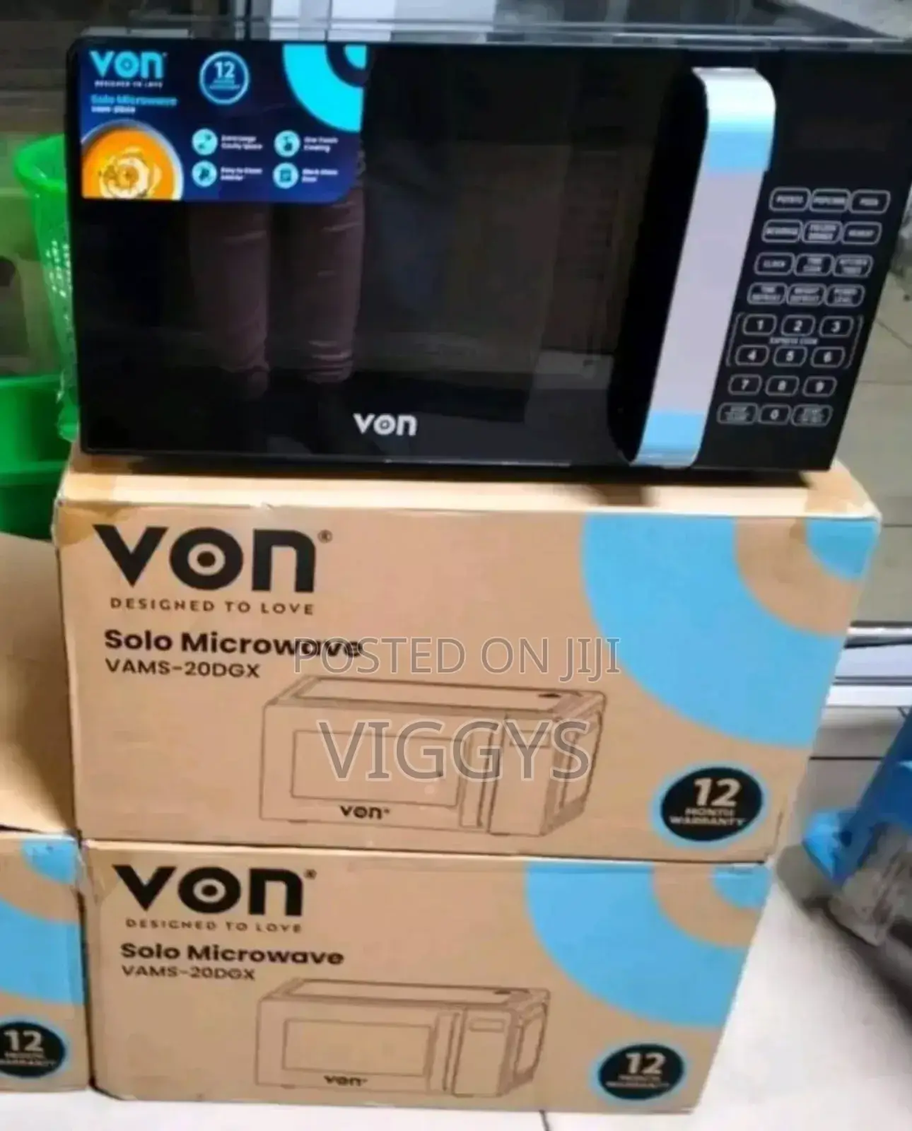 Brand New Von Digital Microwave With Grill
