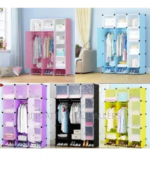 Plastic Wardrobes 3 Column