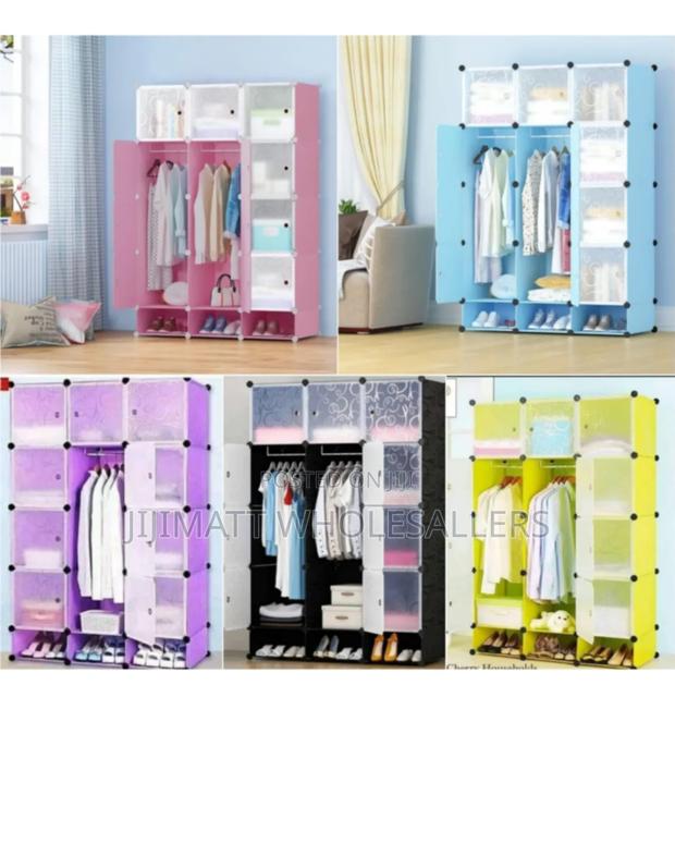 Plastic Wardrobes 3 Column - main view