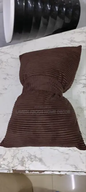 Chocolate Bowtie Throw Pillow for Sofa and Bed